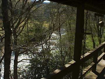View Of The Toccoa River From The Front Portch